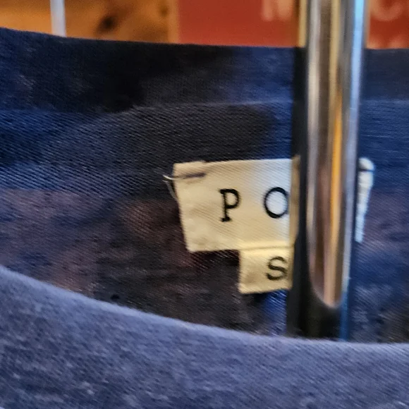 POL Blue and Cream Peace Sign Top - Picture 4 of 4